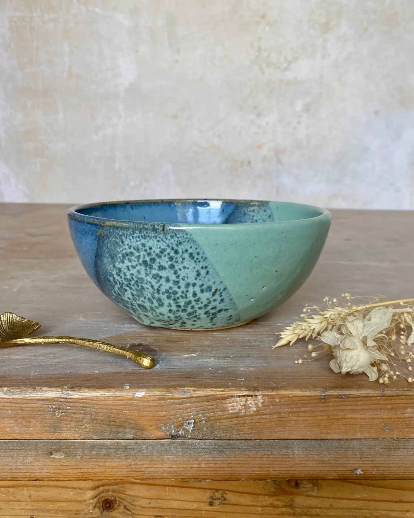 Emily Doran Pottery Bowls & Dishes-Ocean Spray Breakfast Bowl