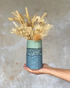 Emily Doran Pottery Vases-Ocean Spray Tall Vase