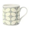 Orla Kiely Tea|Bright Colors-60's Stem Duckegg Bone China Mug