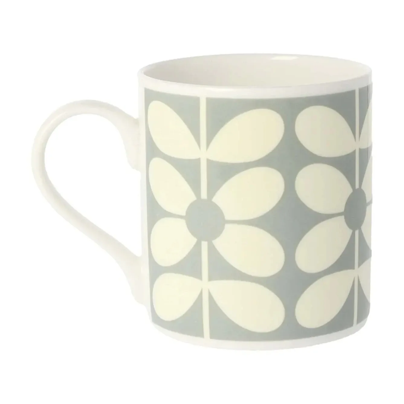 Orla Kiely Tea|Bright Colors-60's Stem Duckegg Bone China Mug