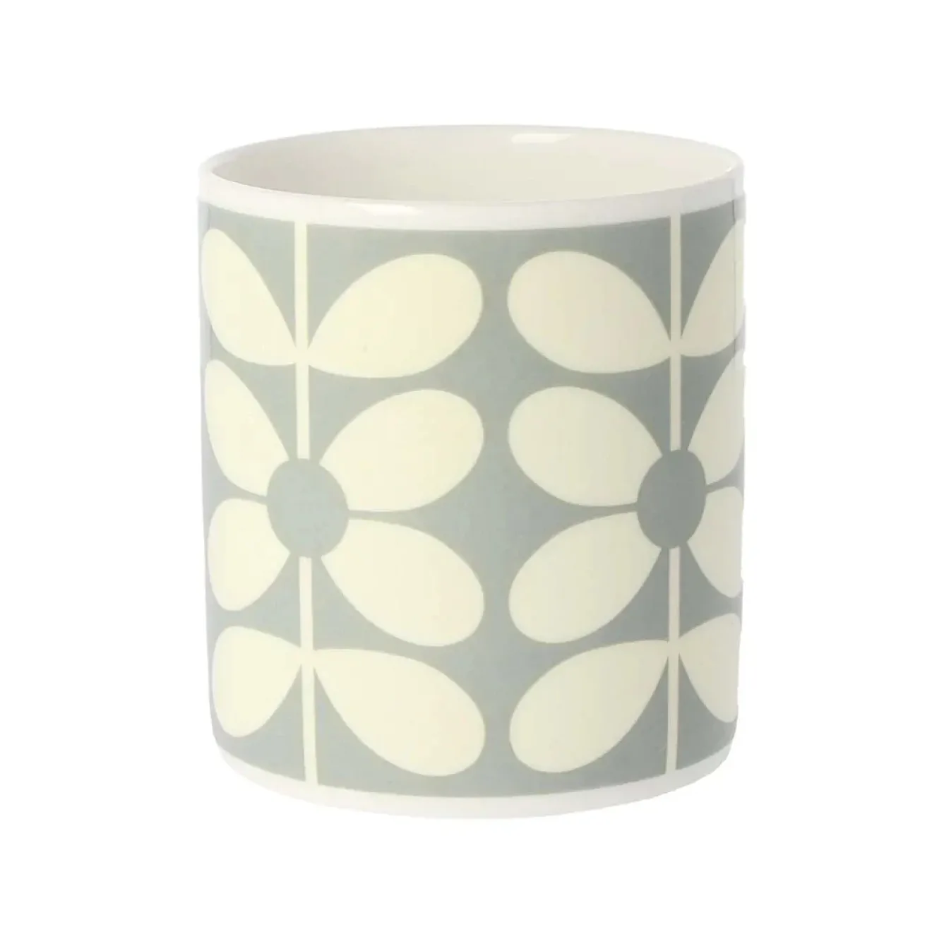 Orla Kiely Tea|Bright Colors-60's Stem Duckegg Bone China Mug
