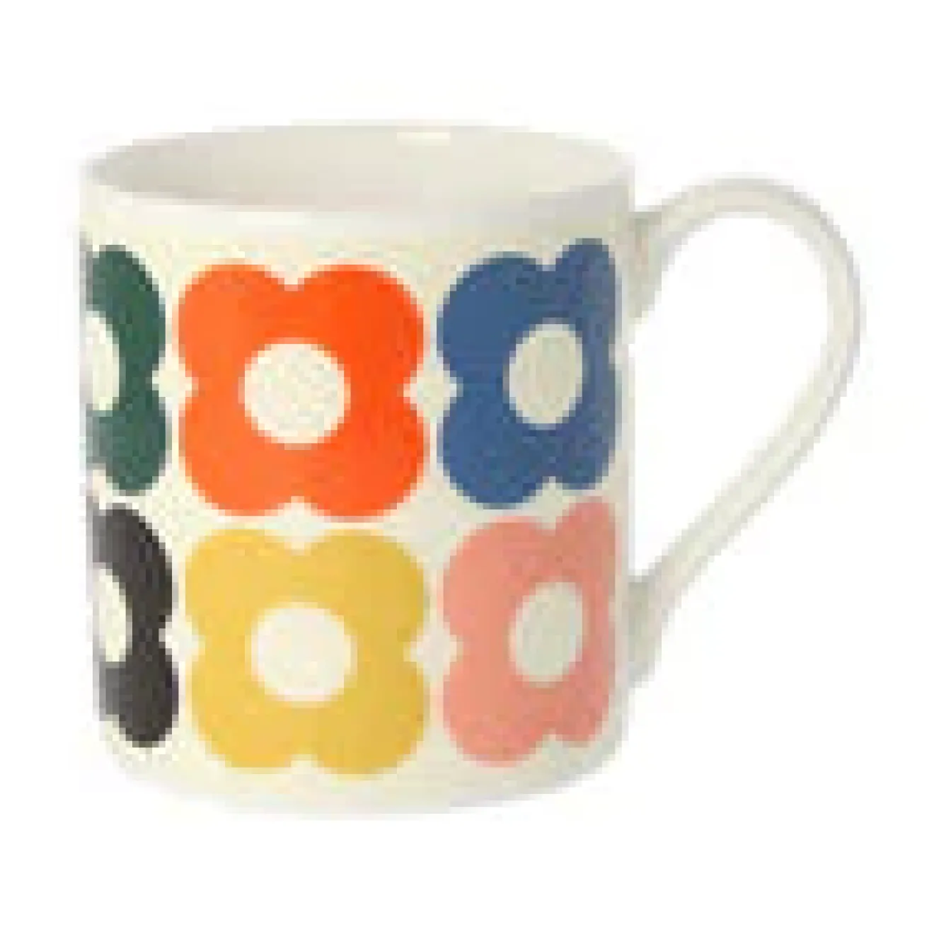 Orla Kiely Tea|Bright Colors-Spot Flower Fun Bone China Mug