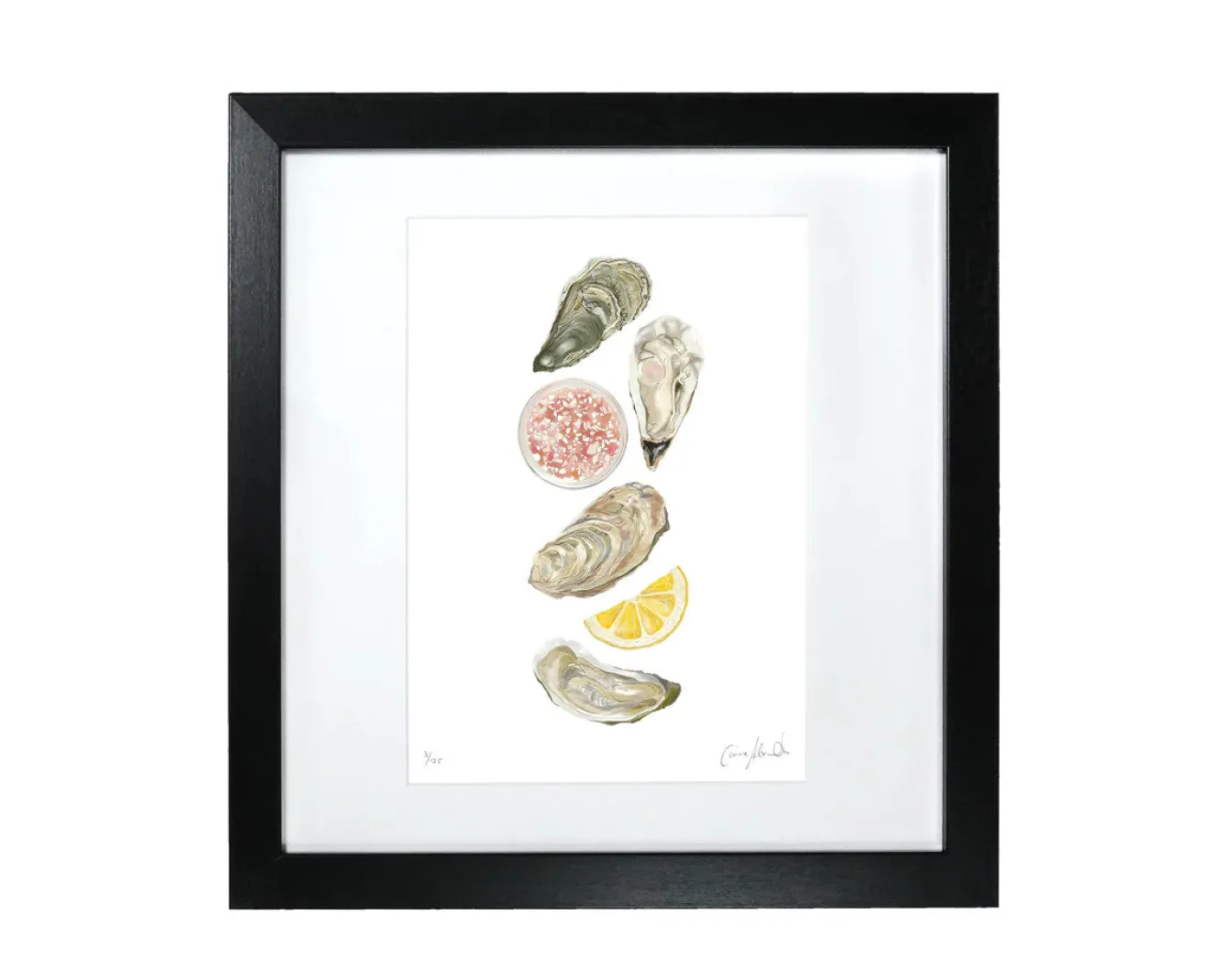 Corinne Alexander Art-Oyster Print by