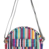 Ori London Bags-Paddington B Multi Stripe Recycled Canvas Crossbody Bag