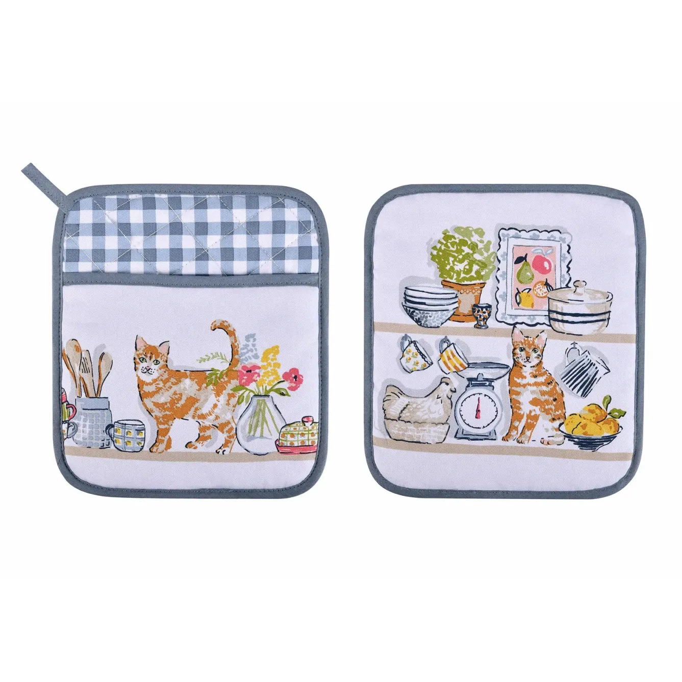 Ulster Weavers Pot Grabs-Pantry Cats Pot Mitt