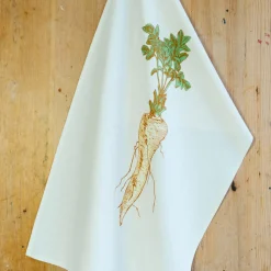 Lottie Day Tea|Tea Towels-Parsnip Vegetable Tea Towel