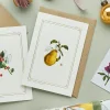 Catherine Lewis Greeting Cards-Pear - 'Botanical Archive: Festive Edition' - card