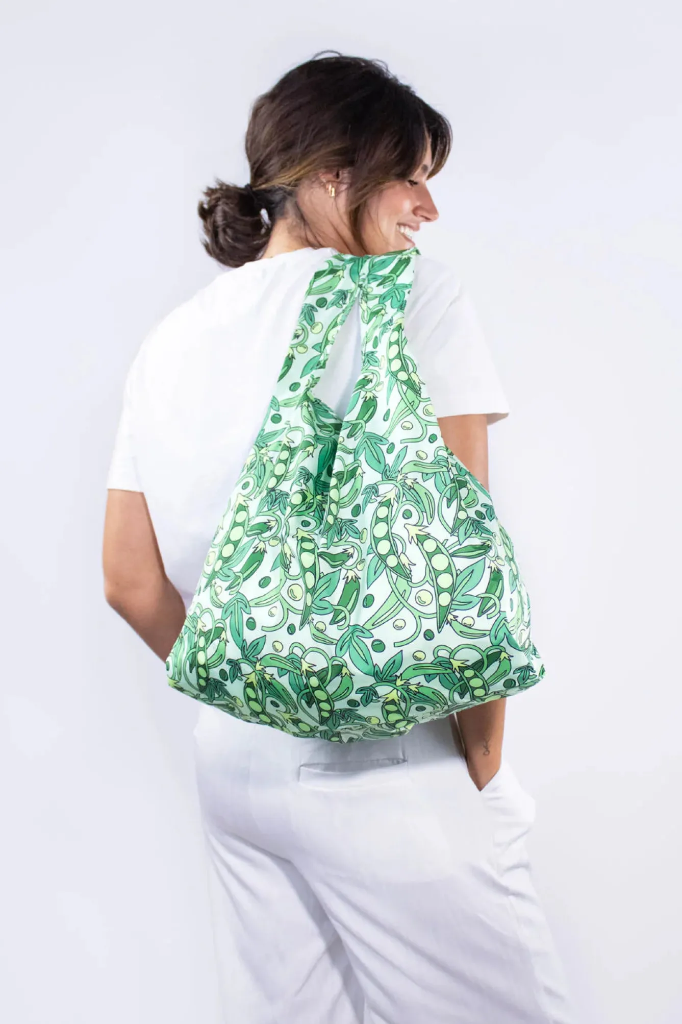 Kind Bag London Bags-Peas Medium Reusable Bag