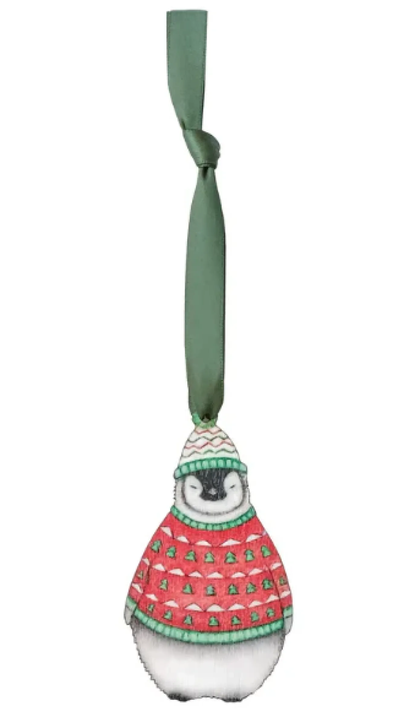 Lottie Murphy Christmas-Penguin Wooden Christmas Decoration