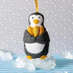 Corinne Lapierre Crafts|Children-Penguin Wool Mix Felt Craft Kit