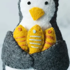 Corinne Lapierre Crafts|Children-Penguin Wool Mix Felt Craft Kit
