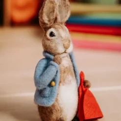 The Crafty Kit Co. Easter|Crafts-Peter Rabbit and his Pocket Handkerchief Needle Felting Craft Kit
