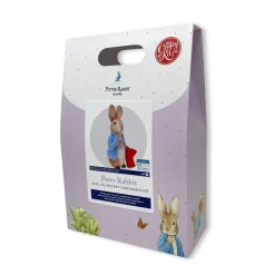 The Crafty Kit Co. Easter|Crafts-Peter Rabbit and his Pocket Handkerchief Needle Felting Craft Kit