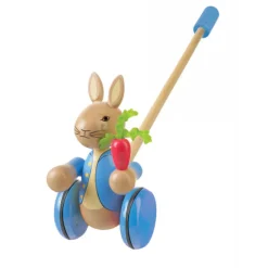 Orange Tree Toys Children-Peter Rabbit™ Wooden Push Along Toy