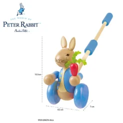Orange Tree Toys Children-Peter Rabbit™ Wooden Push Along Toy