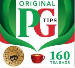 Tea & Biscuits Tea-PG Black Non-Pyramid Teabags, 160ct