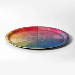 Roomytown Trays-Philipp Otto Runge Color Wheel Birchwood Tray