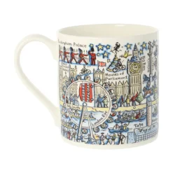 Picturemaps Royal|Tea-London Bone China Mug