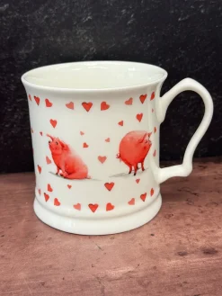 Jane Abbott Designs Tea-Piggy Tankard Mug