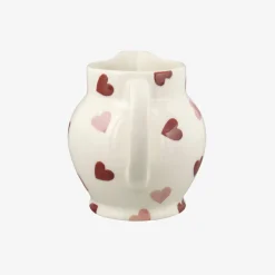 Emma Bridgewater Jugs-Pink Hearts 1/2 Pint Jug