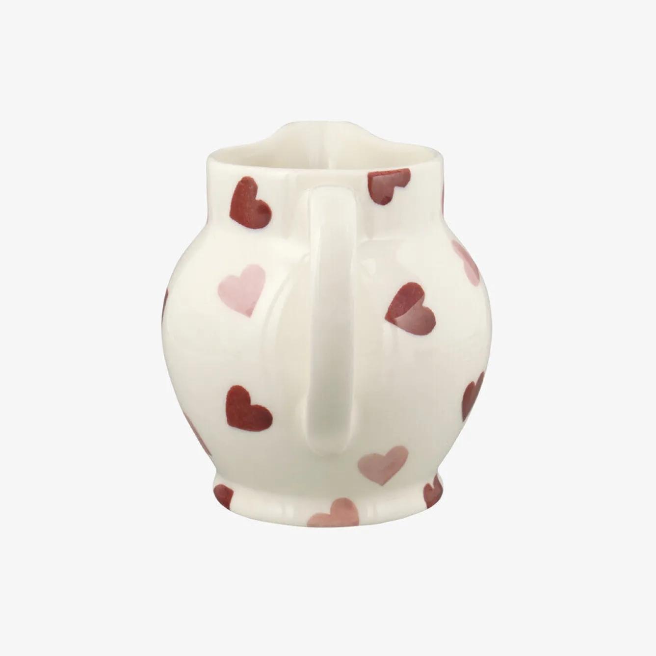 Emma Bridgewater Jugs-Pink Hearts 1/2 Pint Jug
