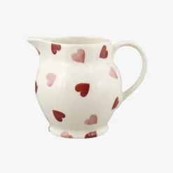 Emma Bridgewater Jugs-Pink Hearts 1/2 Pint Jug