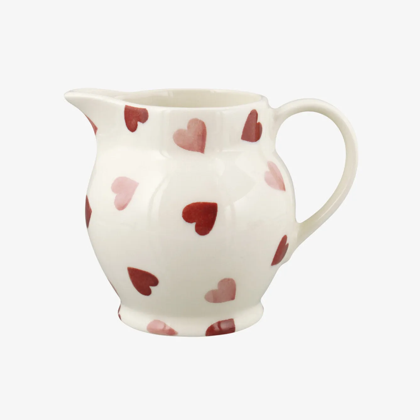 Emma Bridgewater Jugs-Pink Hearts 1/2 Pint Jug