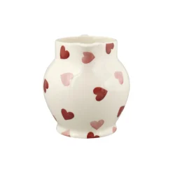Emma Bridgewater Jugs-Pink Hearts 1/2 Pint Jug