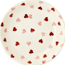 Emma Bridgewater Valentine's Day|Bowls & Dishes-Pink Hearts  Medium Pasta Bowl