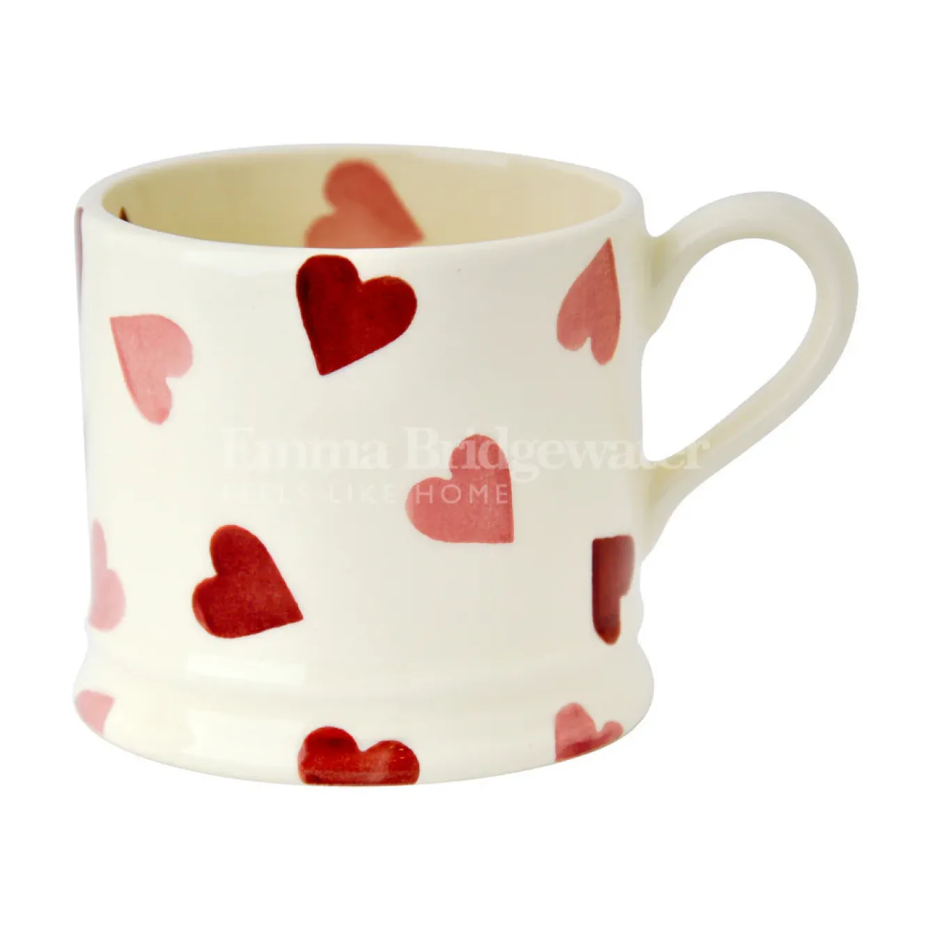 Emma Bridgewater Valentine's Day|Bright Colors-Pink Hearts Small Mug