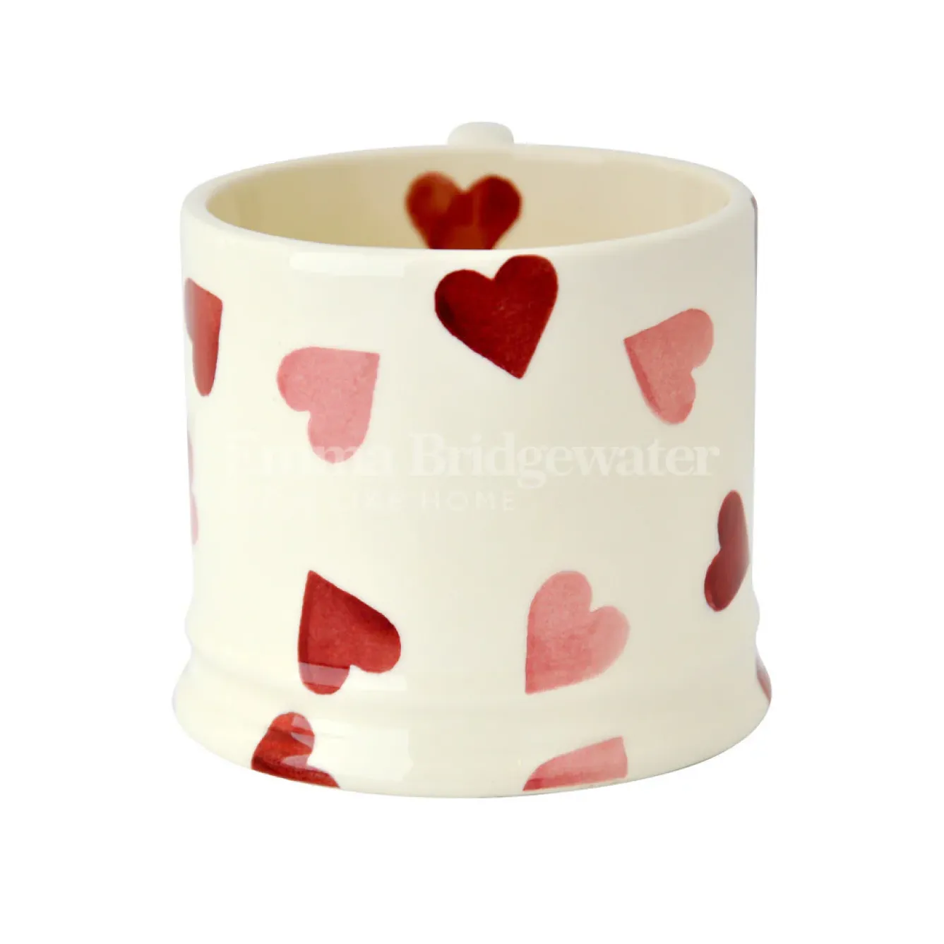 Emma Bridgewater Valentine's Day|Bright Colors-Pink Hearts Small Mug