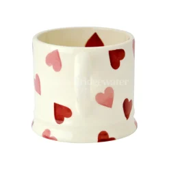 Emma Bridgewater Valentine's Day|Bright Colors-Pink Hearts Small Mug