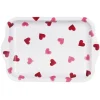 Emma Bridgewater Trays|Trays-Pink Hearts Small Tin Tray