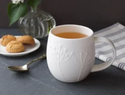 Repeat Repeat Flowers & Garden-Plum Sprig Mug