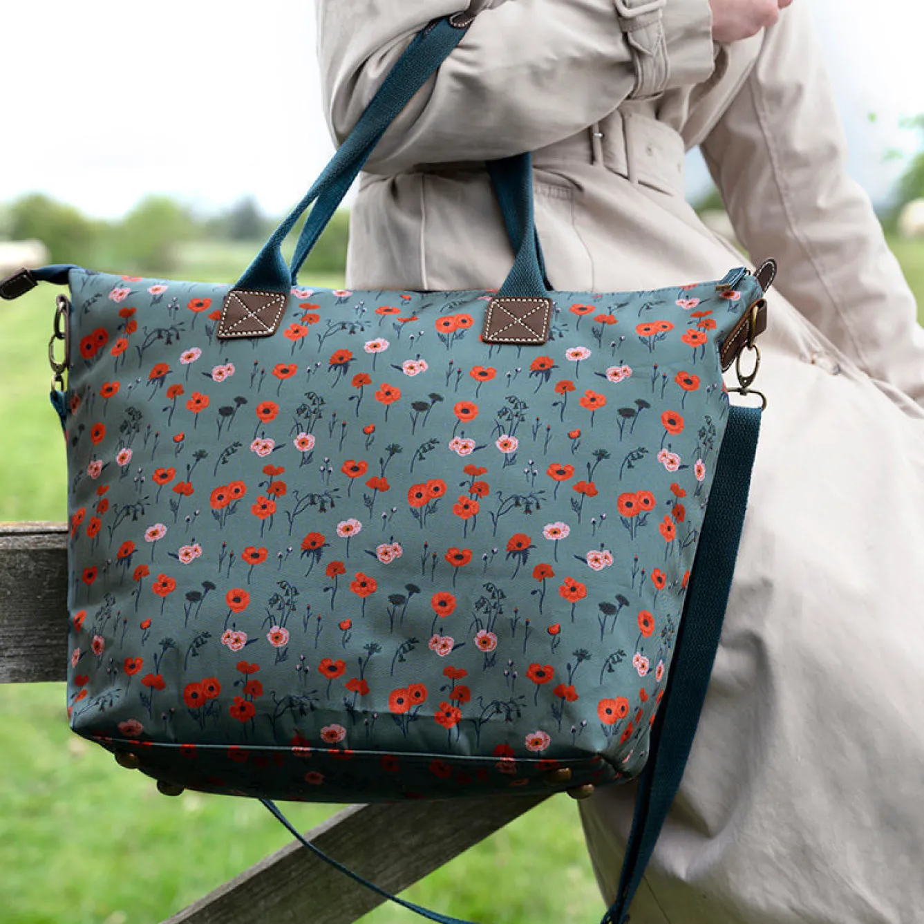 Sophie Allport Bags-Poppy Meadow Oundle Bag