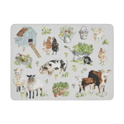 Ulster Weavers Melamine-Portman Farm Set of 4 Placemats