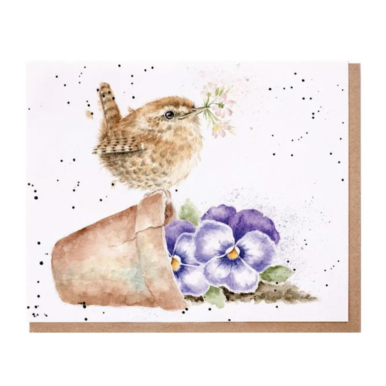 Wrendale Designs Greeting Cards-'Pottering About' Blank Greetings Card