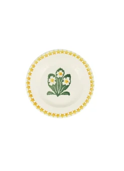 Emma Bridgewater Plates-Primrose Hand-Stamped  6 1/2 inch Plate