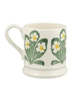 Emma Bridgewater Flowers & Garden-Primrose Hand-Stamped 1/2 Pint Mug