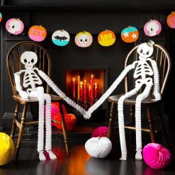 Talking Tables Halloween|Seasonal Decor-Pumpkin Honeycomb Decorations - 3 pack