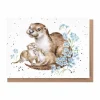 Wrendale Designs Greeting Cards-"Otterly Adorable" Otter Greetings Card