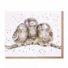 Wrendale Designs Greeting Cards-"Owl Together" Owl Greetings Card