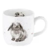 Wrendale Designs Flowers & Garden|Animals-"Rosie Rabbit" Small Bone China Mug (11oz)
