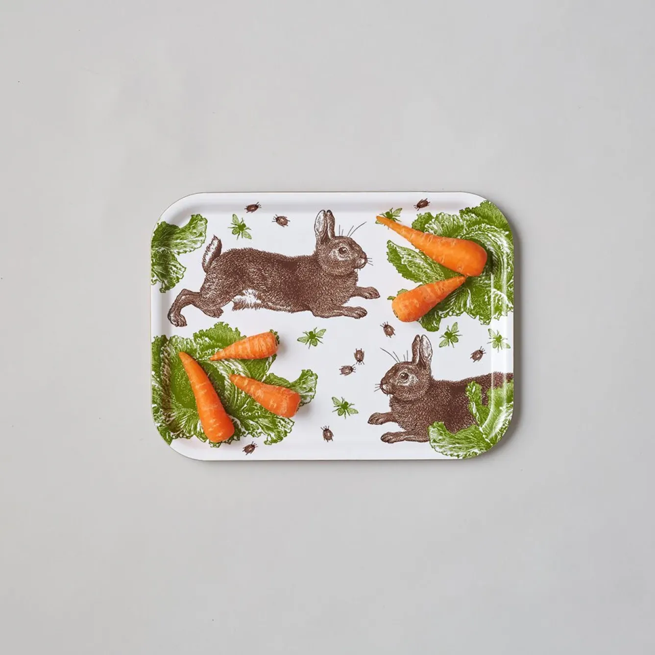 Thornback & Peel Trays-Rabbit & Cabbage Small Tray