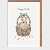 Lottie Murphy Easter-Rabbit in a Basket Easter Card