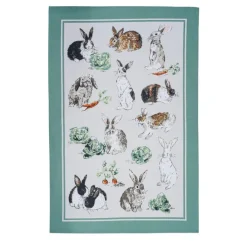 Ulster Weavers Easter|Tea-Rabbit Patch Tea Towel