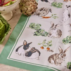 Ulster Weavers Easter|Tea-Rabbit Patch Tea Towel
