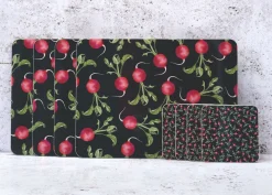 Corinne Alexander Coasters-Radish Coaster Set by