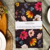 Toasted Crumpet Tea|Tea Towels-Regency Gardens (Noir) Tea Towel
