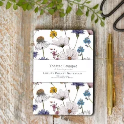 Toasted Crumpet Stationery-Regency Gardens (Pure) A6 Lined Pocket Notebook